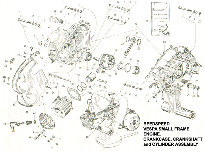vespa engine depiction